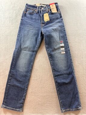 Levi's - Blue Denim Wedgie Straight Jeans
